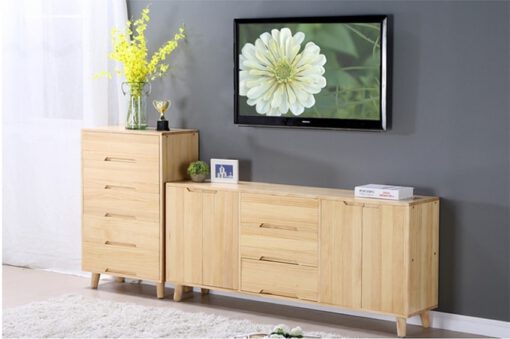 TỦ KỆ TIVI GỖ THÔNG GHS-3235